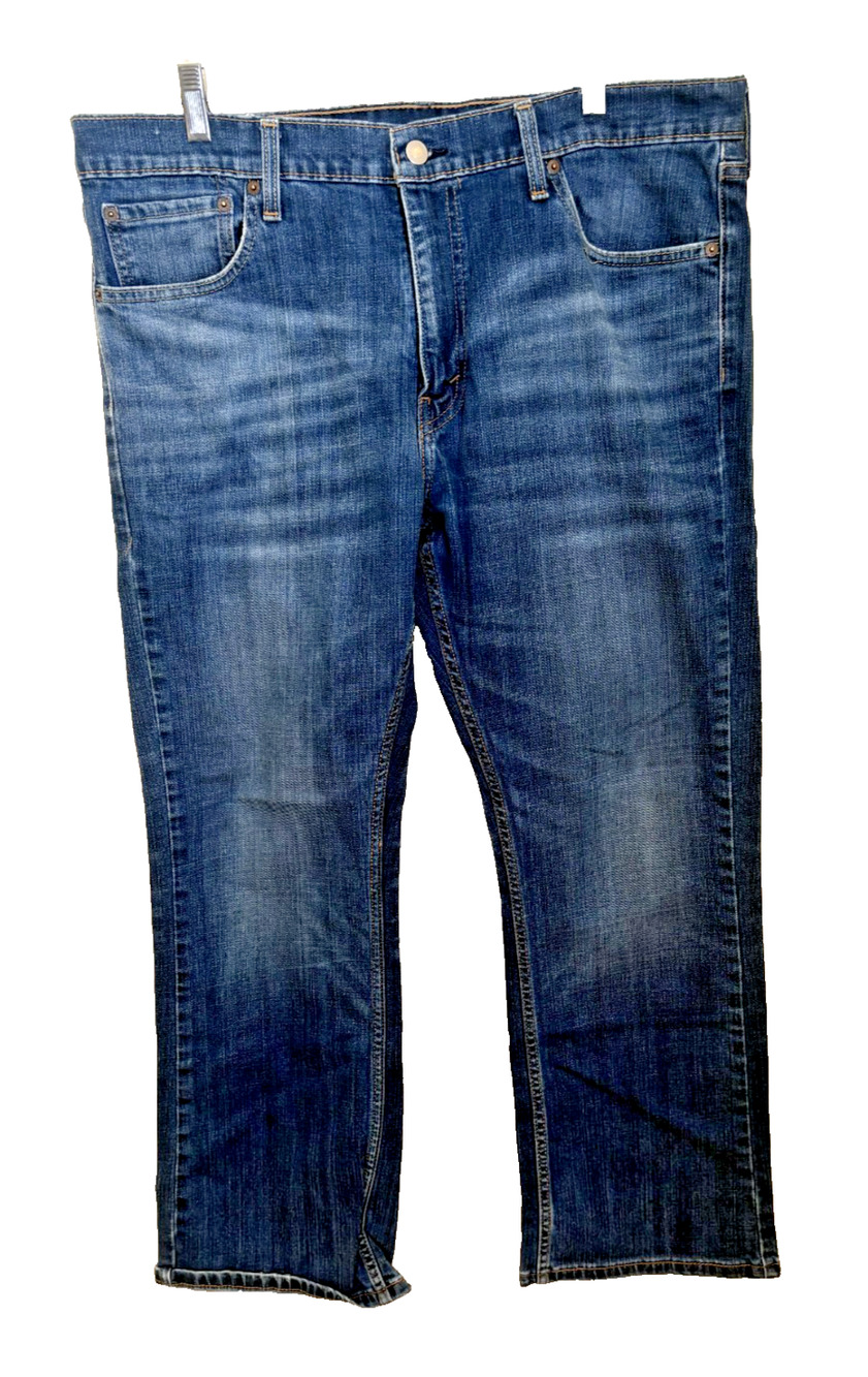 Levis Jeans Mens 38x30 Blue 527 Low Rise Boot Fit Casual Denim Workwear Bootcut